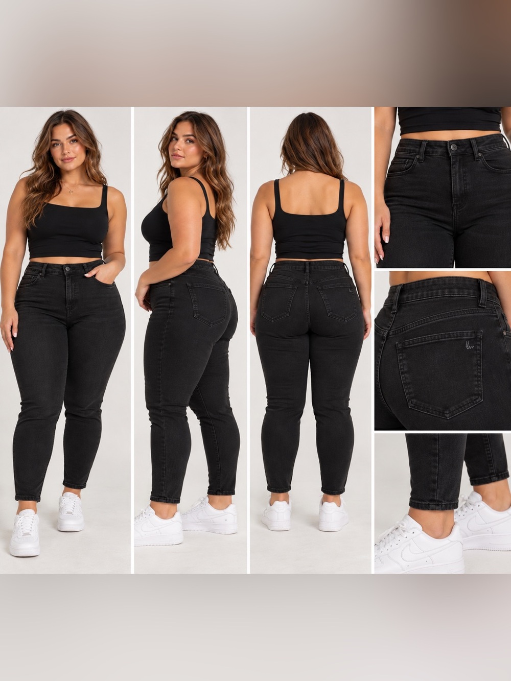 LuLaRoe Black High-Rise Skinny Jeans for Women